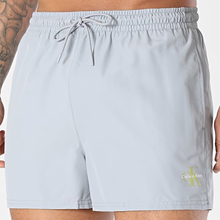 Calvin Klein - Short De Bain Drawstring Waistband 1046 Gris Clair