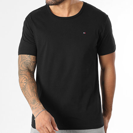 Tommy Hilfiger - Lot De 6 Tee Shirts Signature 3379 Blanc Noir Vert