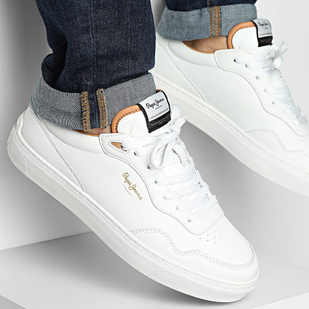 Pepe Jeans - Baskets Camden Main PMS000038 White