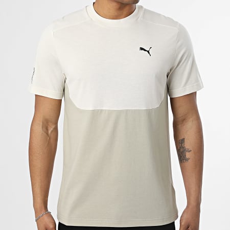 Puma - Camiseta Pumatech 692180 Beige Verde caqui