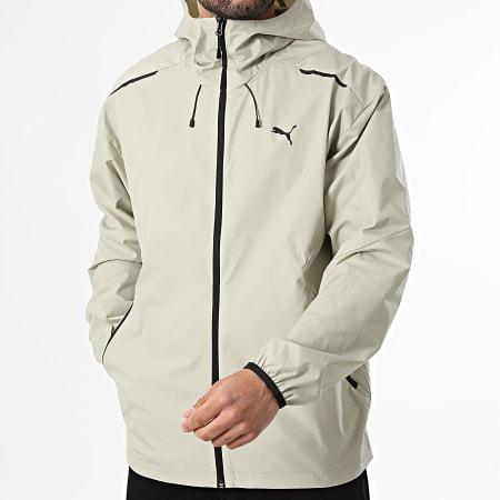 Puma - Veste Capuche Zippée Pumatech 634419 Beige