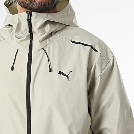 Puma - Veste Capuche Zippée Pumatech 634419 Beige