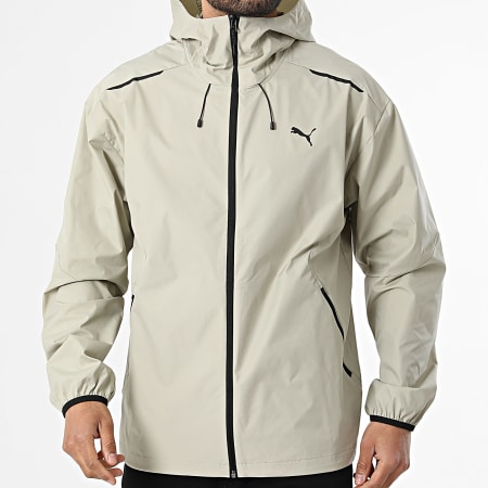 Puma - Veste Capuche Zippée Pumatech 634419 Beige
