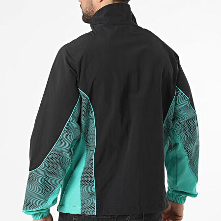 Puma - Jas Met Rits Pumatech-X Track 634425 Zwart Groen
