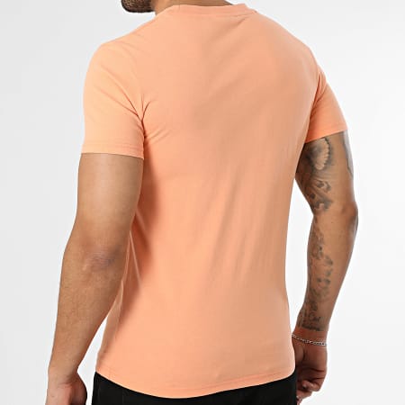Superdry - Camiseta Essential Logo Embroidery M1011245A Naranja Claro