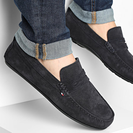 Tommy Hilfiger - Mocassins Core Hilfiger Suede Driver 5789 Desert Sky