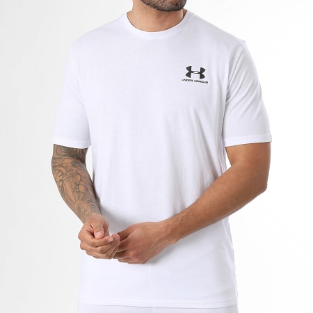 Under Armour - Ensemble Tee Shirt Et Short Jogging Challenger 1326799 1372691 Blanc