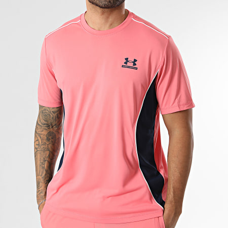 Under Armour - Ensemble Tee Shirt Et Short Jogging Tech Sport 6009830 6014639 Rose