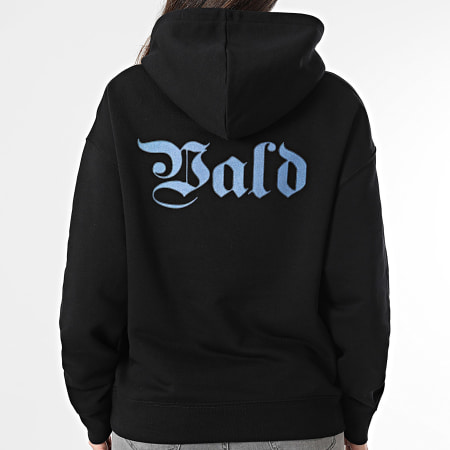 Vald - Sweat Capuche Relaxed Femme Rock Noir