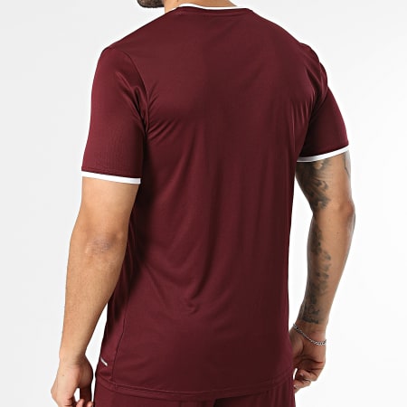 Adidas Sportswear - Ensemble Tee Shirt Et Short Jogging ENT26 JZ2507 JZ2514 Bordeaux