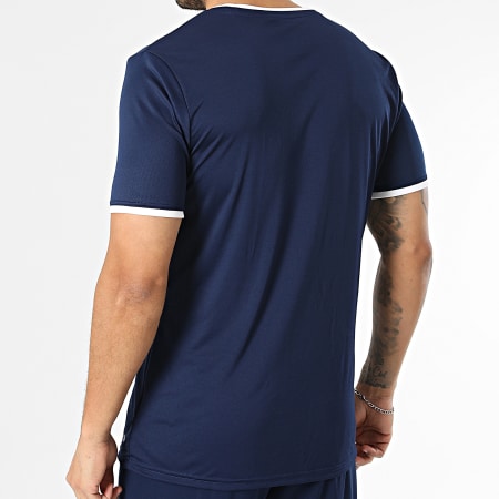 Adidas Sportswear - Ensemble Tee Shirt Et Short Jogging ENT26 JZ2504 JZ2513 Bleu Marine