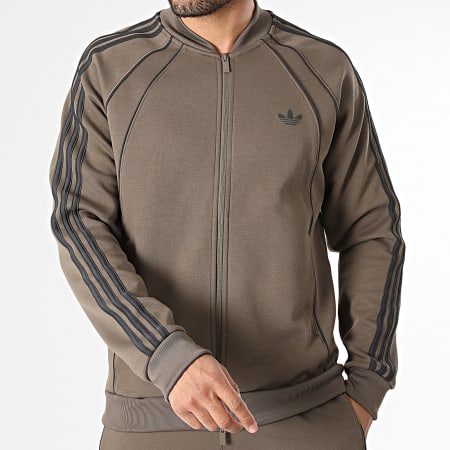 Adidas Originals - Ensemble De Survetement A Bandes SST 2.0 TP KD5838 KD5842 Marron