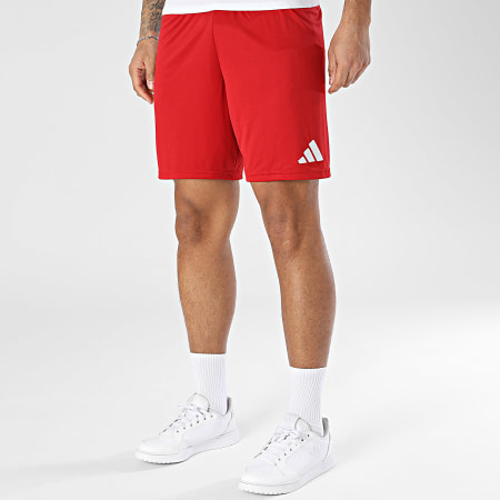 Adidas Sportswear - Short Jogging ENT26 JZ2517 Rouge Blanc