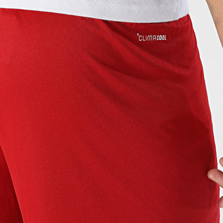 Adidas Sportswear - Short Jogging ENT26 JZ2517 Rouge Blanc