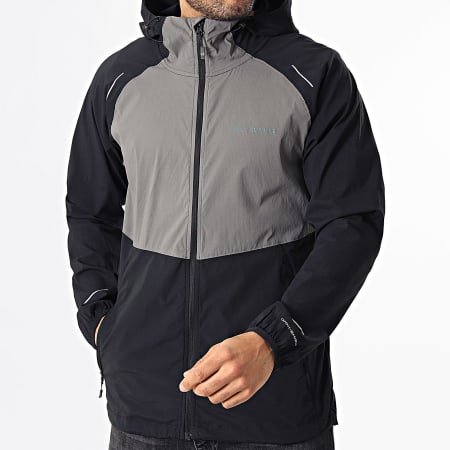Columbia - Coupe-Vent Capuche Zippé Columbia Tech II 2160521 Gris Noir
