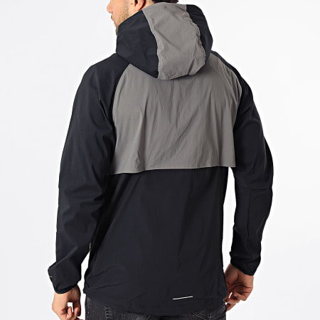 Columbia - Coupe-Vent Capuche Zippé Columbia Tech II 2160521 Gris Noir