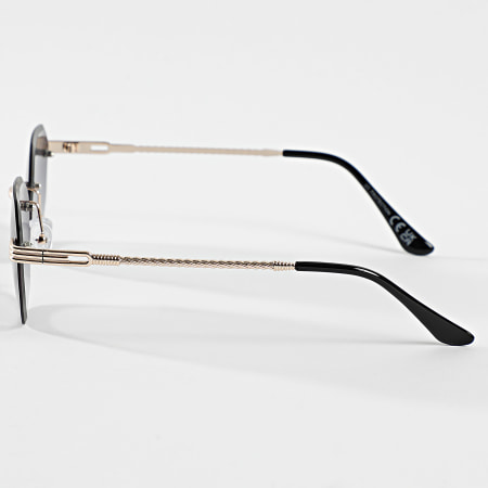 LBO - Lunettes De Soleil 0007 Doré Noir