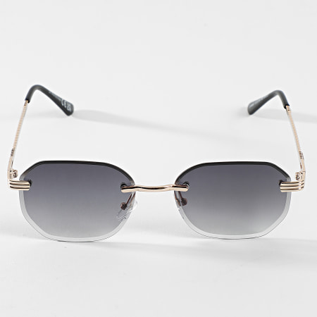 LBO - Lunettes De Soleil 0007 Doré Noir