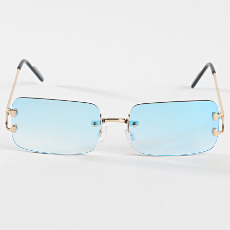 LBO - Lunettes De Soleil 0025 Doré Bleu