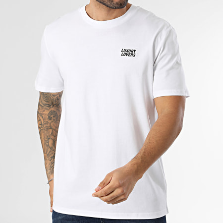 Luxury Lovers - Tee Shirt Oversize All In Blanc