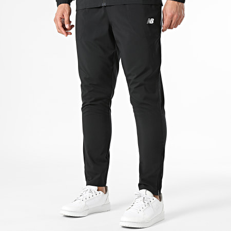 New Balance - Conjunto Casaco com Capuz Zippado e Calça de fato de treino MJ51900 MP51904 Preto