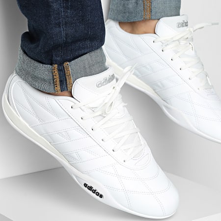 Adidas Sportswear - Baskets Racing 3 Stripes White White