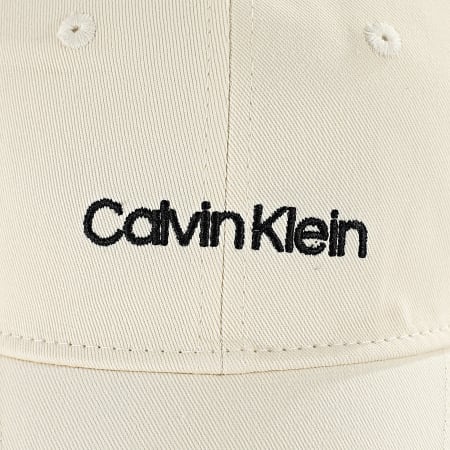 Calvin Klein - Casquette Logo Embroidery F5003G Beige Clair