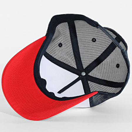JOTT - Gorra Trucker Ace Poppy Blanco Rojo Azul Marino