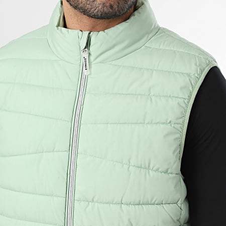 Kymaxx - Plumífero sin mangas Verde claro