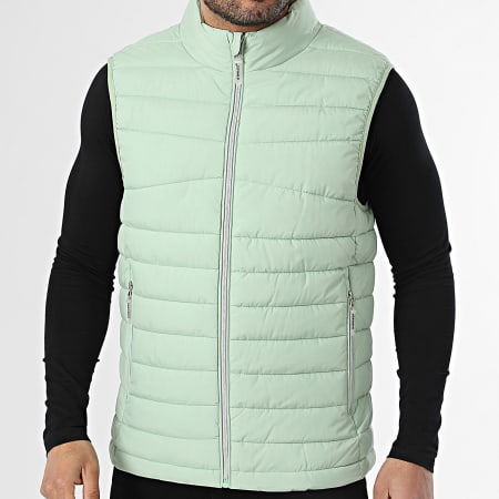 Kymaxx - Plumífero sin mangas Verde claro