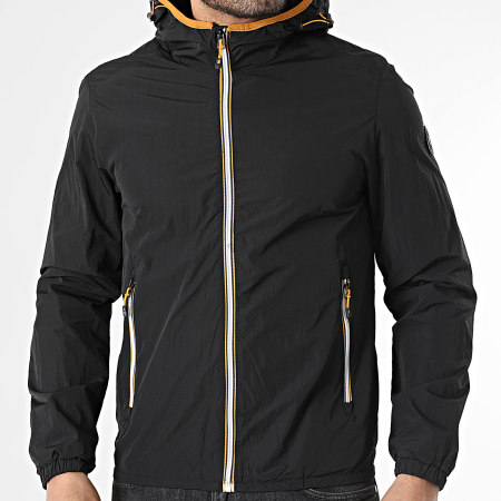 Kymaxx - Veste Capuche Zippée Noir