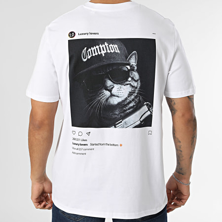 Luxury Lovers - Tee Shirt Oversize Started From The Bottom Blanc