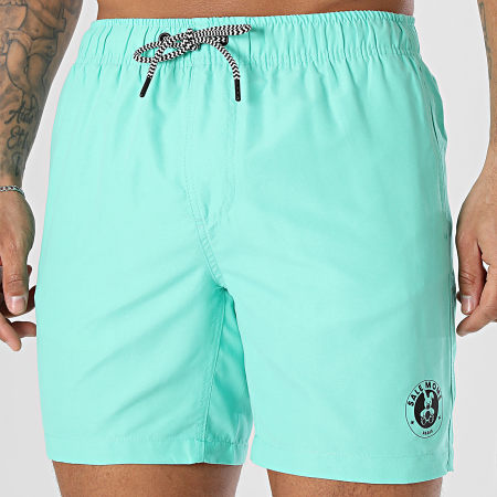 Sale Môme Paris - Short De Bain Little Badge Lapin Vert