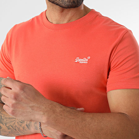 Superdry - Camiseta Essential Logo Embroidery M1011245A Naranja