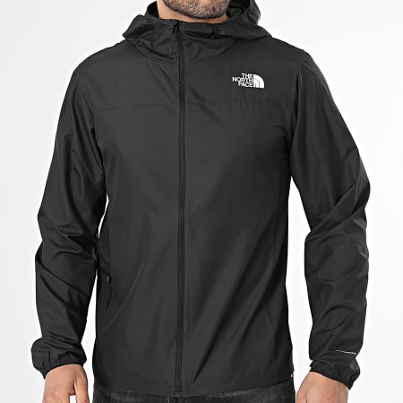 The North Face - Cortavientos Capucha Zipper Fontanales A8FYA Negro