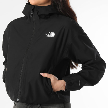 The North Face - Jass Hoodie Zip Crop Dames Quest Mono A8G13 Zwart