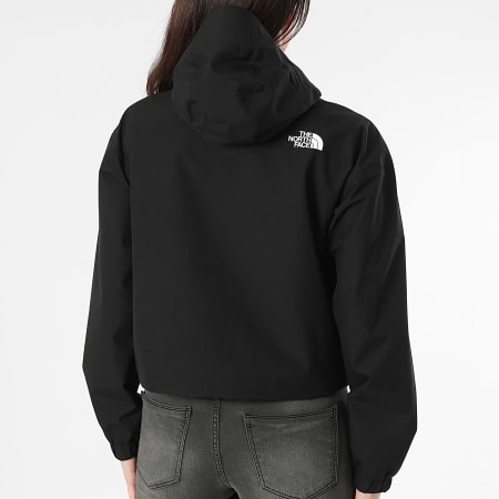 The North Face - Jass Hoodie Zip Crop Dames Quest Mono A8G13 Zwart