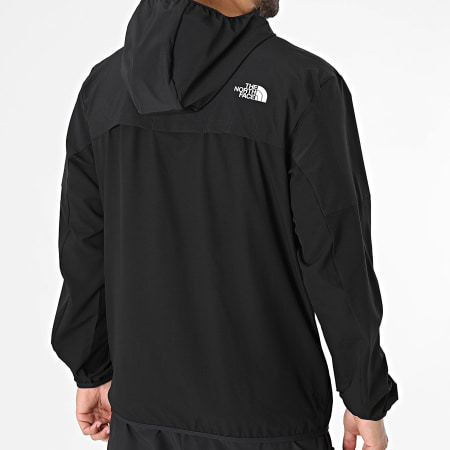 The North Face - Conjunto Cortavientos con capucha y pantalón chándal Transcendent A8G8E A8G8F Negro