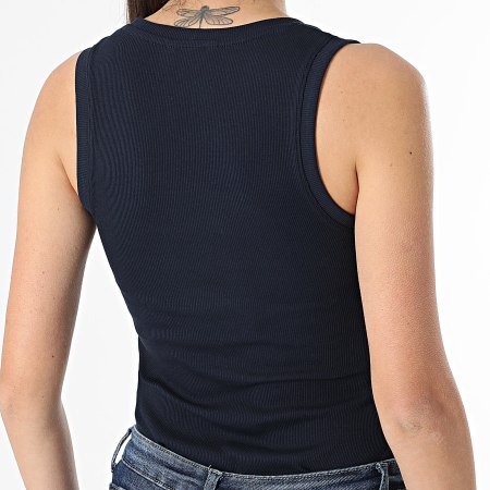 Tommy Jeans - Débardeur Femme Essential Rib 0673 Bleu Marine