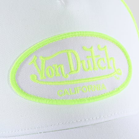 Von Dutch - Casquette Trucker Fluo 02 Blanc Jaune Fluo