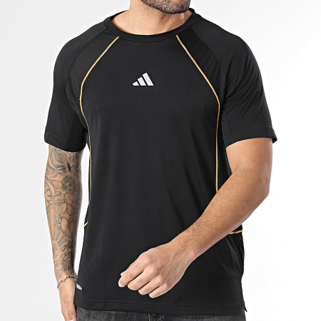 Adidas Sportswear - Tee Shirt Tech App KF3379 Noir Orange