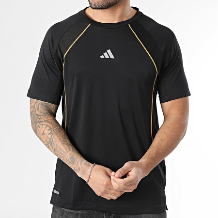 Adidas Sportswear - Tee Shirt Tech App KF3379 Noir Orange