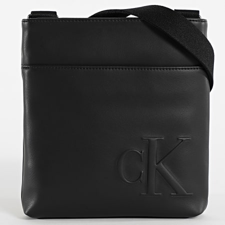 Calvin Klein - Sacoche Bold Ck Flatpack D3344G Noir