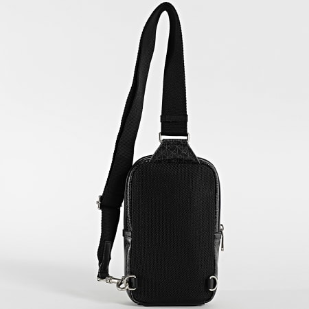 Calvin Klein - Bolso Pecho Emblem Aop Coated Square Sling D3335G Negro