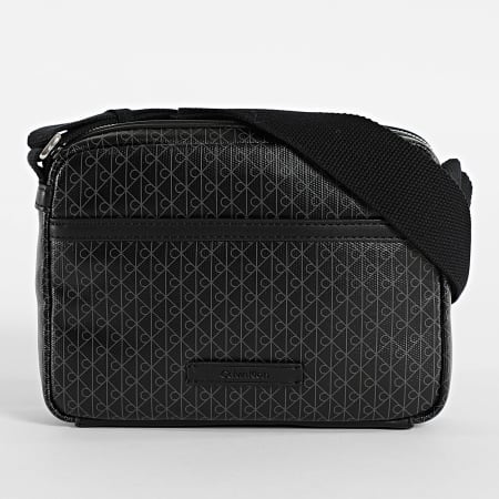 Calvin Klein - Sacoche Emblem Aop Coated Canvas Camera D3314G Noir