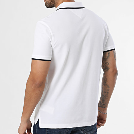 Tommy Hilfiger - Polo Manches Courtes Regular Fit Pique Undercollar 2748 Blanc