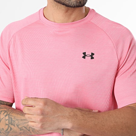 Under Armour - Tee Shirt Loose Fit Tech Textured 1382796 Rose