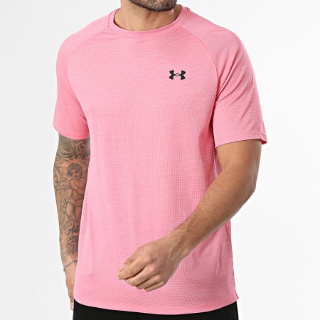 Under Armour - Tee Shirt Loose Fit Tech Textured 1382796 Rose