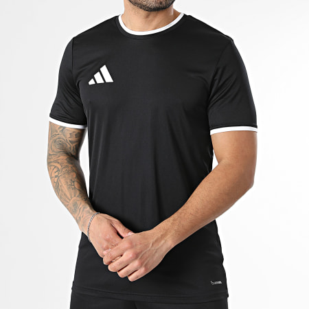 Adidas Sportswear - Ensemble Tee Shirt Et Short Jogging ENT26 Jersey JZ2505 JZ2521 Noir