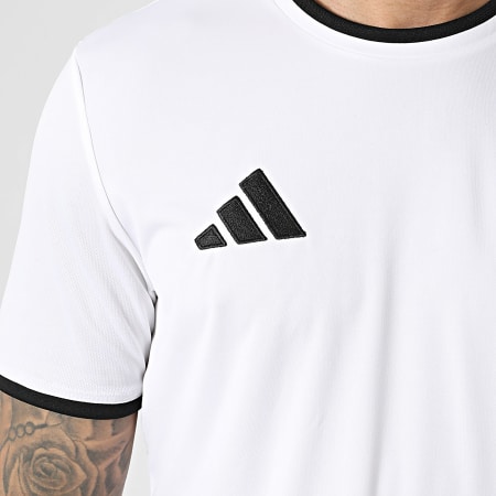 Adidas Sportswear - Ensemble Tee Shirt Et Short Jogging ENT26 Jersey JZ2508 JZ2516 Blanc